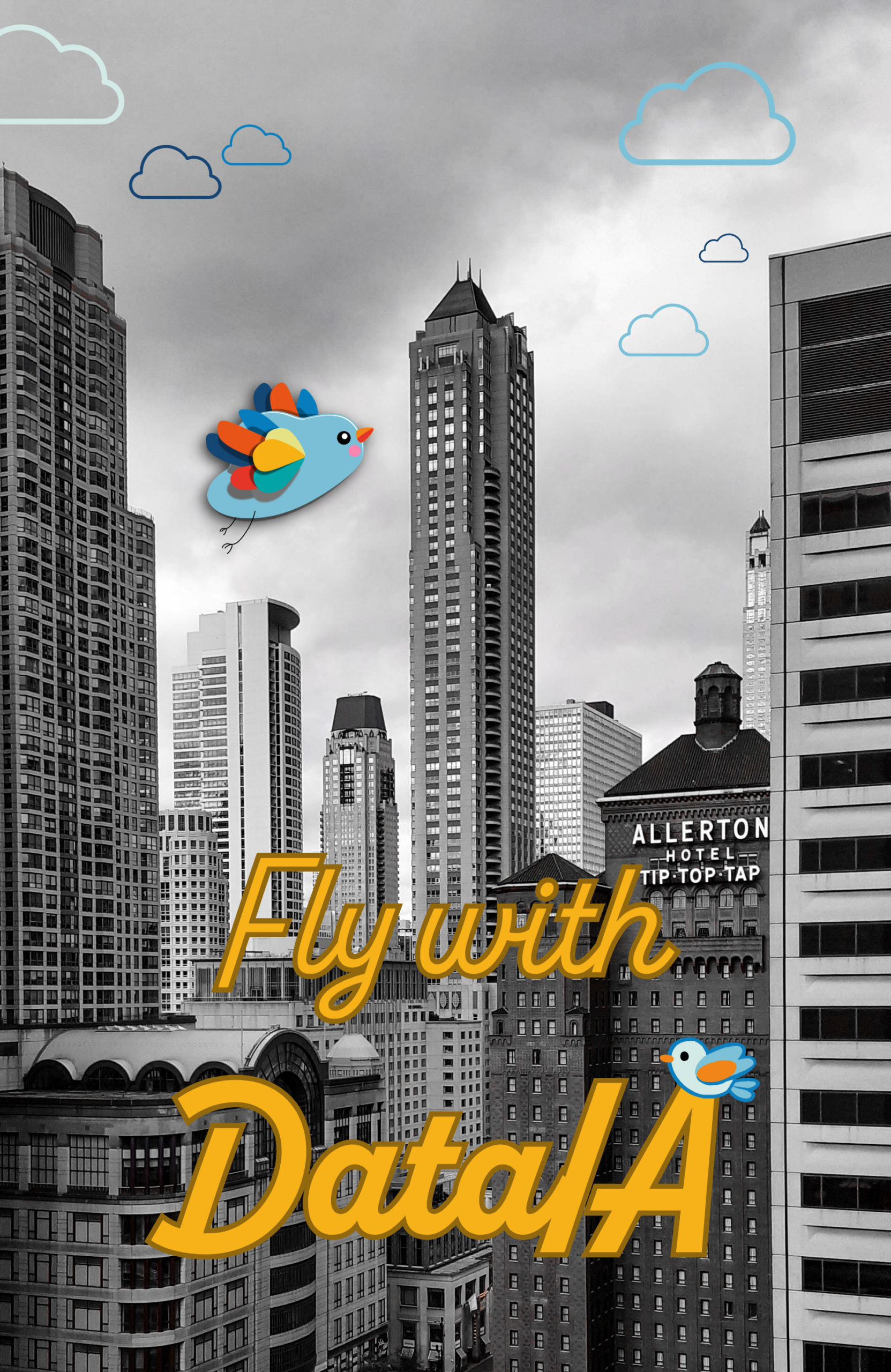 Ilustración para DataIA entre edificios